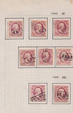Nederland 1852 - 28x 10 cent Willem III veelal geplaat -, Gestempeld