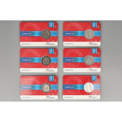 Nederland. 1 Gulden 2001 Coincard Laatste Gulden Beatrix, Postzegels en Munten, Munten | Nederland