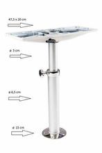 ARC Marine Telescopische tafelpoot 48/70cm, Watersport en Boten, Verzenden, Nieuw