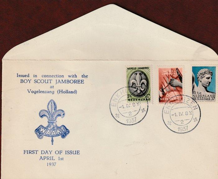 Nederland - Nederland 1937 - Sluis envelop Jamboree - NVPH, Postzegels en Munten, Postzegels | Nederland