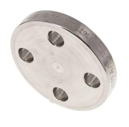 Blindflens DN10-PN16 RVS 1.4571 DIN 2527, Doe-het-zelf en Verbouw, Overige Doe-het-zelf en Verbouw, Nieuw, Verzenden