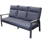 Kota stoel bank loungeset verstelbaar 4 delig antraciet, Tuin en Terras, Tuinsets en Loungesets, Ophalen of Verzenden, Nieuw, Aluminium