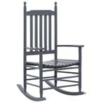 vidaXL Schommelstoel met gebogen zitting populierenhout, Tuin en Terras, Tuinstoelen, Verzenden, Nieuw, Hout