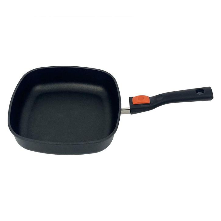 Eurolux Koekenpan - 24 x 24 cm - gietijzer - keramisch, Huis en Inrichting, Keuken | Potten en Pannen, Overige typen, Verzenden