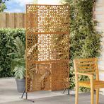 vidaXL Privacyscherm Grijs Staal, Verzenden, Nieuw, IJzer