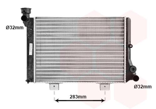 RADIATOR VOOR LADA 2105 1980-2010 2105130101020, Auto-onderdelen, Airco en Verwarming, Nieuw, Ophalen of Verzenden