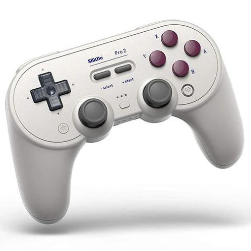 8Bitdo Pro 2 Bluetooth Gamepad (G Classic Edition) Switch, Spelcomputers en Games, Spelcomputers | Overige, Zo goed als nieuw