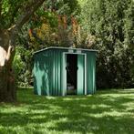 Tuinhuis met hellend dak 213x130x173cm - groen/wit, Tuin en Terras, Overige Tuin en Terras, Nieuw, Verzenden