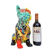 Beeldje - Pop art Dog - glasvezel