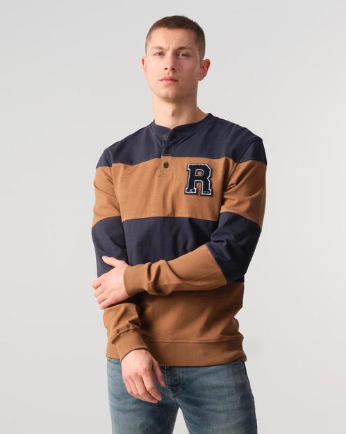 -60% J.C. Rags  J.C. Rags Camiel sweater  maat XL, Kleding | Heren, Truien en Vesten, Bruin, Nieuw, Verzenden
