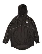 NIKE Mens Hooded Raincoat UK 38 Medium Black, Verzenden, Nieuw