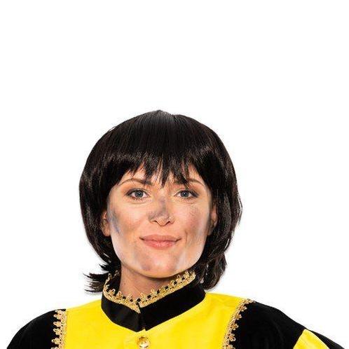 Pietenpruik Rebel Zwart Kanekalon, Hobby en Vrije tijd, Feestartikelen, Nieuw, Verzenden