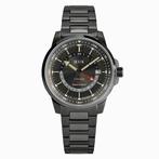 Jeux Horloge - JEUX VOYAGE GMT Black Edition - 10 ATM, Nieuw