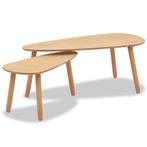 2-delige Salontafel Bruin | Laatste Stuk!, Minder dan 50 cm, 50 tot 100 cm, Nieuw, Scandinavisch