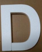 Alfabet Styropor Piepschuim letter D Smaller lettertype, Ophalen of Verzenden, Nieuw