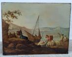 Albert Cuyp (1620 - 1691), Naar - Paesaggio Costiero con, Antiek en Kunst, Kunst | Schilderijen | Klassiek