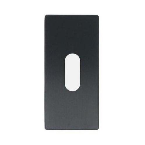 Sleutelplaatje SQUARE LSQBN32 Rechthoekig PVD Gunmetal, Doe-het-zelf en Verbouw, Hang- en Sluitwerk, Nieuw, Ophalen of Verzenden