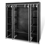 vidaXL Kledingkast met vakken en stangen 45x150x176 cm stof, Verzenden, Nieuw