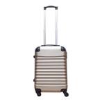 XSKleine Handbagage Koffer Champagne 50cm trolley reiskoffer, Sieraden, Tassen en Uiterlijk, Koffers, Wieltjes, 50 tot 60 cm, Hard kunststof
