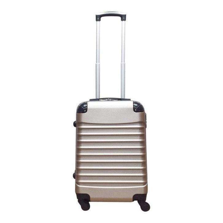 XSKleine Handbagage Koffer Champagne 50cm trolley reiskoffer, Sieraden, Tassen en Uiterlijk, Koffers, Minder dan 35 cm, 50 tot 60 cm