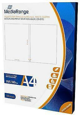 MediaRange DVD 7mm cover inserts 50 stuks, Computers en Software, Beschrijfbare discs, Nieuw, Verzenden