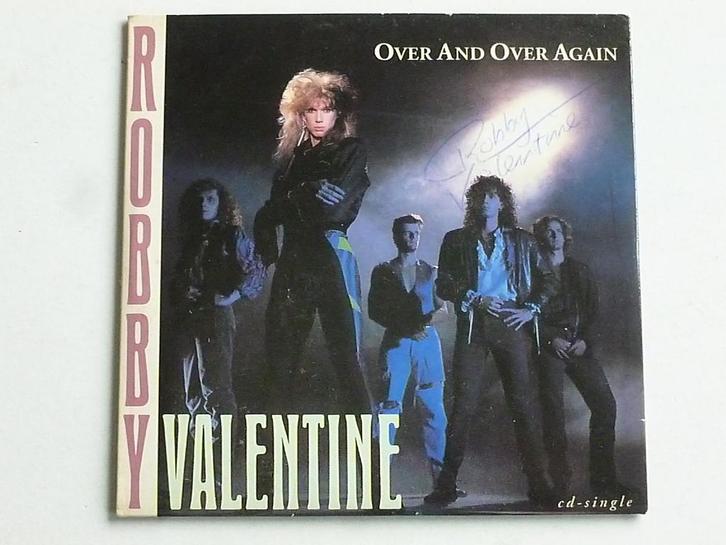 Robby Valentine - Over and over again (CD Single) gesigneerd, Cd's en Dvd's, Cd Singles, Zo goed als nieuw, Verzenden