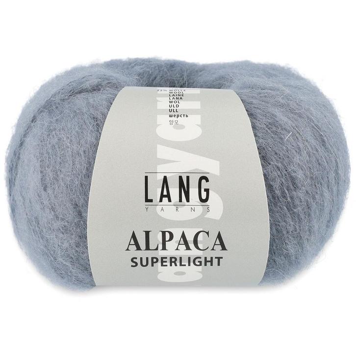 Lang Yarns Alpaca Superlight - 03 lichtgrijs - Wol Garen, Hobby en Vrije tijd, Breien en Haken, Ophalen of Verzenden