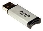 USB 2.0 Kaartlezer MicroSD - Zilver, Ophalen of Verzenden, Nieuw