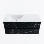MONDIAZ VICA 110cm badmeubel onderkast Marquina 2 lades., Ophalen of Verzenden, Nieuw, Bad