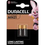 Duracell Batterij 12 Volt - MN21 / A23 - 2 stuks, Audio, Tv en Foto, Accu's en Batterijen, Nieuw, Ophalen of Verzenden