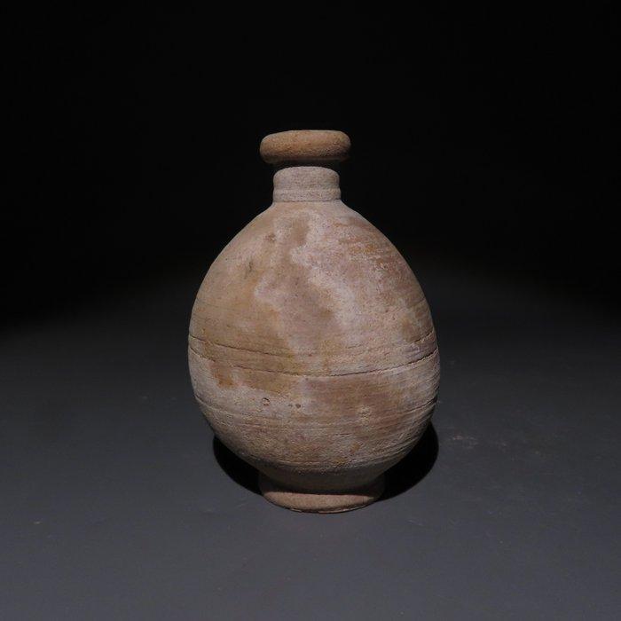 Oud-Grieks Terracotta Pot. 3e eeuw v.Chr. 8,5 cm hoogte., Verzamelen, Mineralen en Fossielen