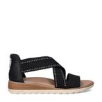 Bobs Arch Fit Oasis sleehak voor dames in het Zwart, Verzenden, Zwart, Nieuw, Sandalen of Muiltjes