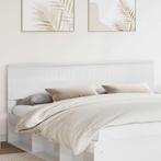 vidaXL Hoofdbord met hoofdeinde Glanzend Wit 200 cm Bewerkt, Huis en Inrichting, Slaapkamer | Bedden, Verzenden, Nieuw, Wit, Hout