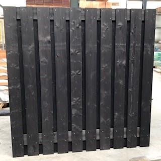 ACTIE TUINSCHERMEN ZWART GEIMPREGNEERD VANAF 85,95, Tuin en Terras, Schuttingen, Minder dan 3 meter, Nieuw, Hout, 1 tot 2 meter