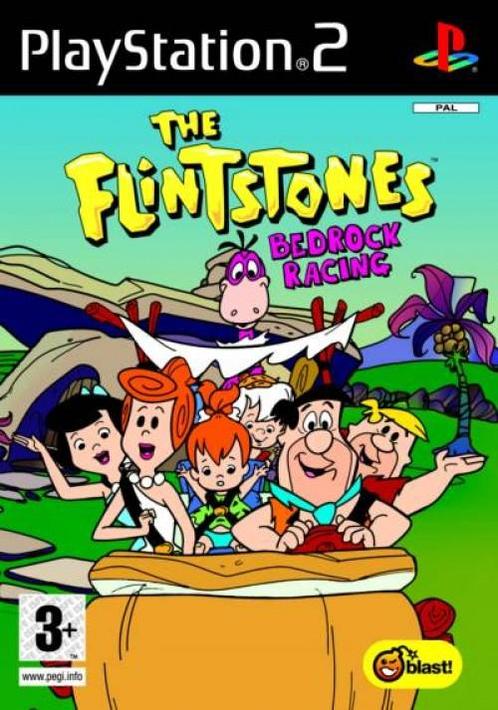 The Flintstones Bedrock Racing (PlayStation 2), Spelcomputers en Games, Games | Sony PlayStation 2, Gebruikt, Verzenden