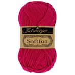 Scheepjes Softfun - 2655 cerise - Katoen/Acryl Garen, Hobby en Vrije tijd, Breien en Haken, Ophalen of Verzenden, Nieuw