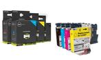 Geschikt Brother LC-521 / 521XL inktcartridge BK,C,Y,M, Nieuw, Cartridge, Inktmedia