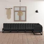 vidaXL 6-delige Loungeset met kussens massief grenenhout, Verzenden, Nieuw, Loungeset