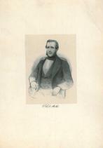 Portrait of Pieter Rudolph David Muller, Antiek en Kunst, Kunst | Etsen en Gravures