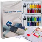 Maaleo Textielverf Set - 24 Kleuren voor Creatief Textiel..., Hobby en Vrije tijd, Schilderen, Ophalen of Verzenden, Nieuw