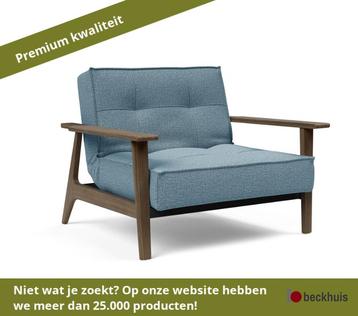 Innovation Splitback stoel 115x90 cm met armleuning - Blauw beschikbaar voor biedingen
