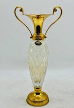 E.B. Lattorff - Vaas - Met de hand gesneden glas - Verguld