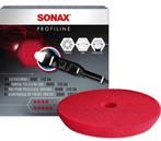 SONAX Polijstschijf excenter hard rood 125mm, Verzenden