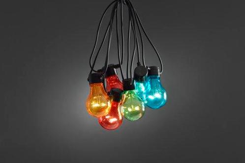 Konstsmide 2378 - Snoerverlichting - 10 lamps transp 80 LED, Diversen, Kerst, Verzenden