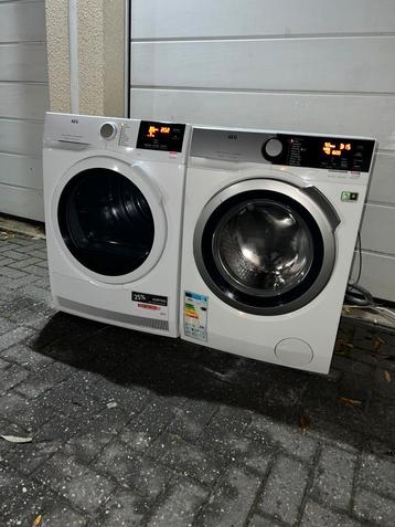 Prachtige AEG 8KG Stoom Wasmachine AEG 8KG Warmtepompdroger! beschikbaar voor biedingen