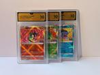 Pokémon - 3 Graded card - Charizard, Blastoise, Venusaur, Nieuw