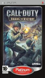Call of Duty Roads to Victory (platinum) (Sony PSP), Spelcomputers en Games, Verzenden, Gebruikt, Vanaf 12 jaar