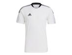 adidas - Tiro 21 Training Jersey - Wit Voetbalshirt - XL, Sport en Fitness, Voetbal, Nieuw