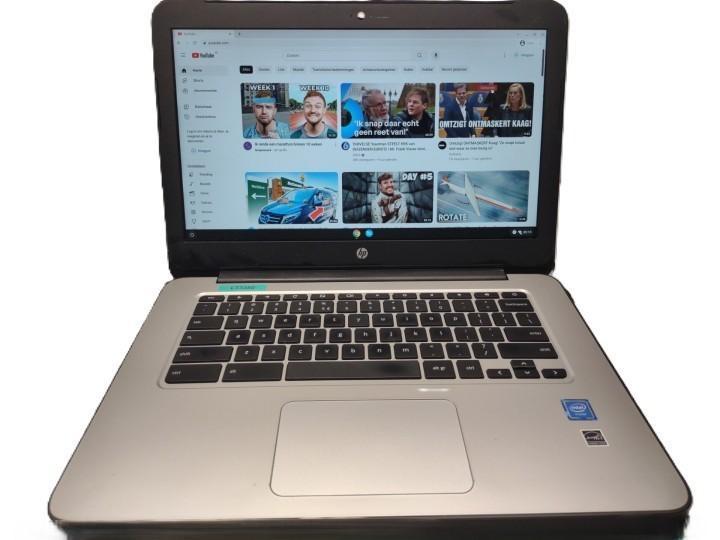 HP Chromebook 14 G4 Met 4xcpu Intel celeron 4gbram 32gbflash, Computers en Software, Chromebooks, 14 inch, 32 GB of minder, Qwerty