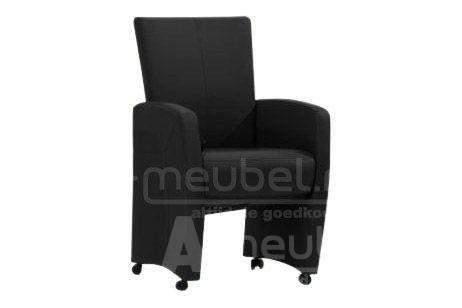Eetkamerstoel Carlo - eetkamerstoelen - Antraciet, Huis en Inrichting, Stoelen, Grijs, Nieuw, Stof